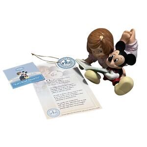 Vintage Disney & Me "Let's Read About Us" Mickey Girl Figurine